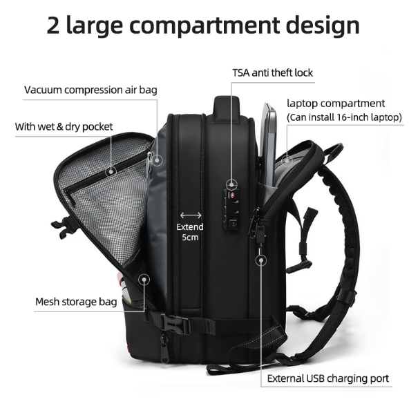 PackAir™ Smart Compression Backpack